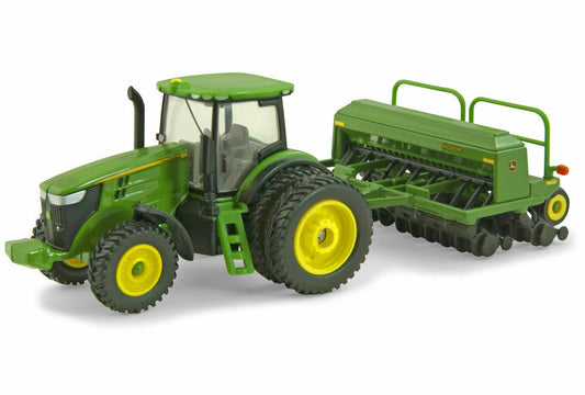 John Deere 7215R Tractor with 1590 Grain Drill