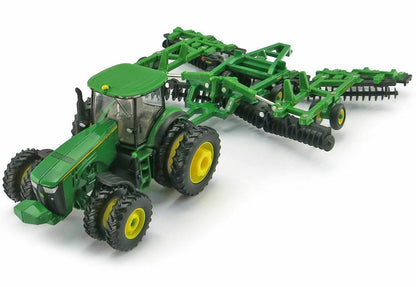 John Deere 8320R with Duals plus 637 Folding Disc