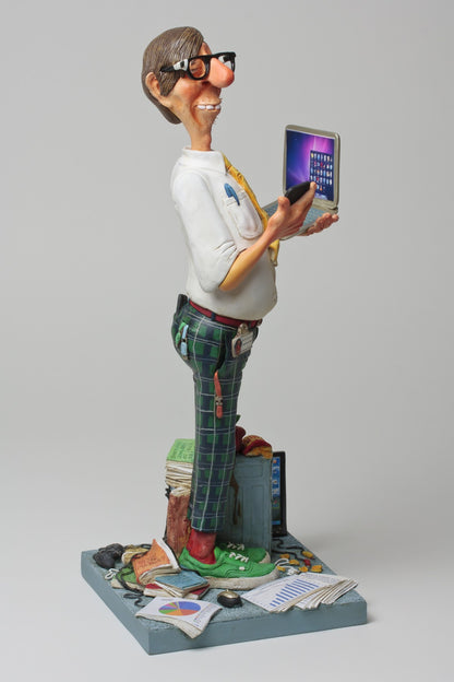 The Computer Expert (Half Size) Figurine