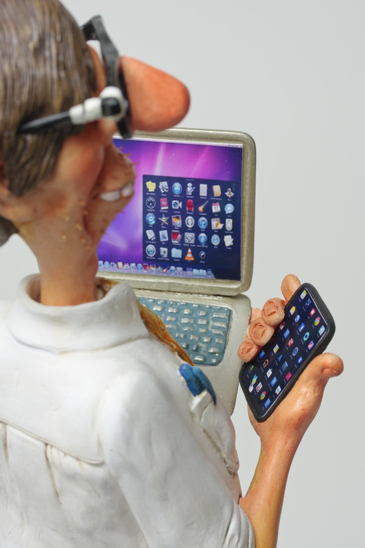 The Computer Expert (Half Size) Figurine