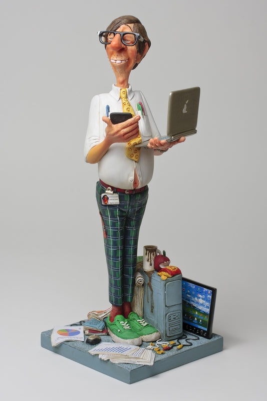 The Computer Expert (Half Size) Figurine