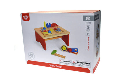 Wooden Work Bench Play Set