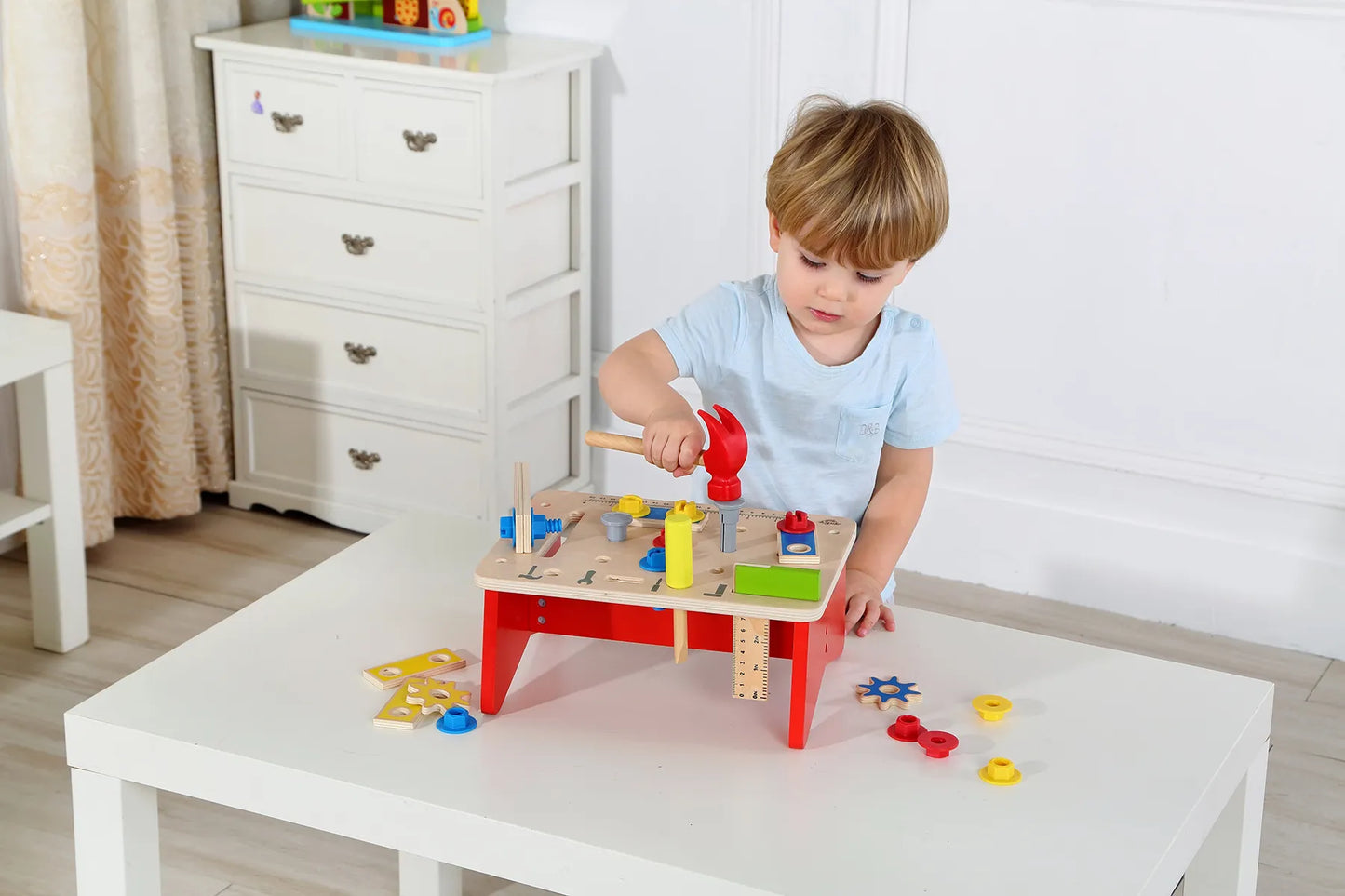 Wooden Work Bench Play Set