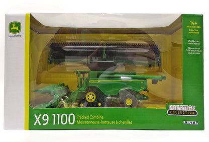 John Deere X9 1100 Header on tracks with two fronts